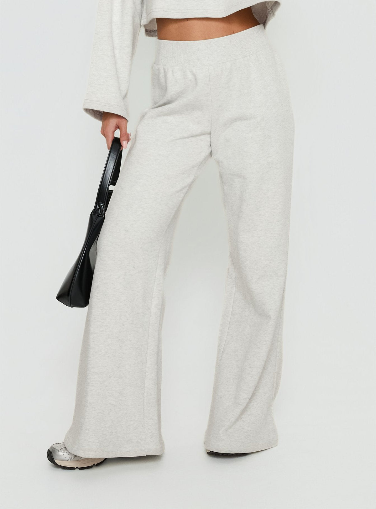 Peaks Flared Sweatpants Snow Marle