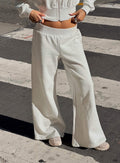Peaks Flared Sweatpants Snow Marle