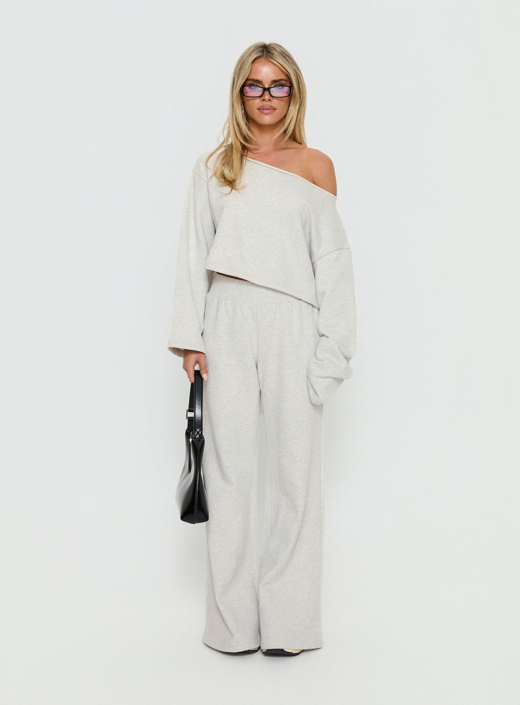 Peaks Flared Sweatpants Snow Marle