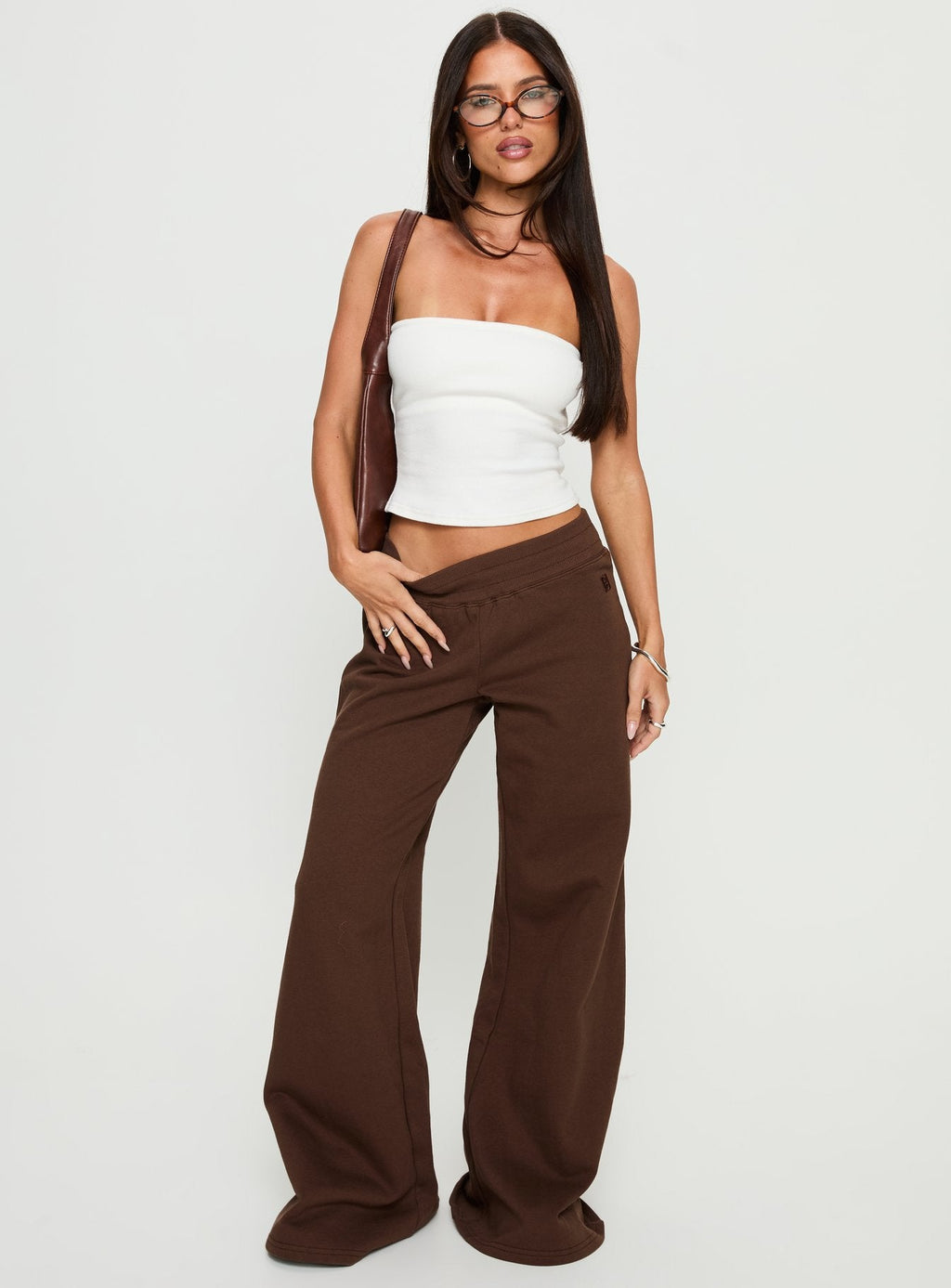 Summits Flared Sweatpants Chocolate