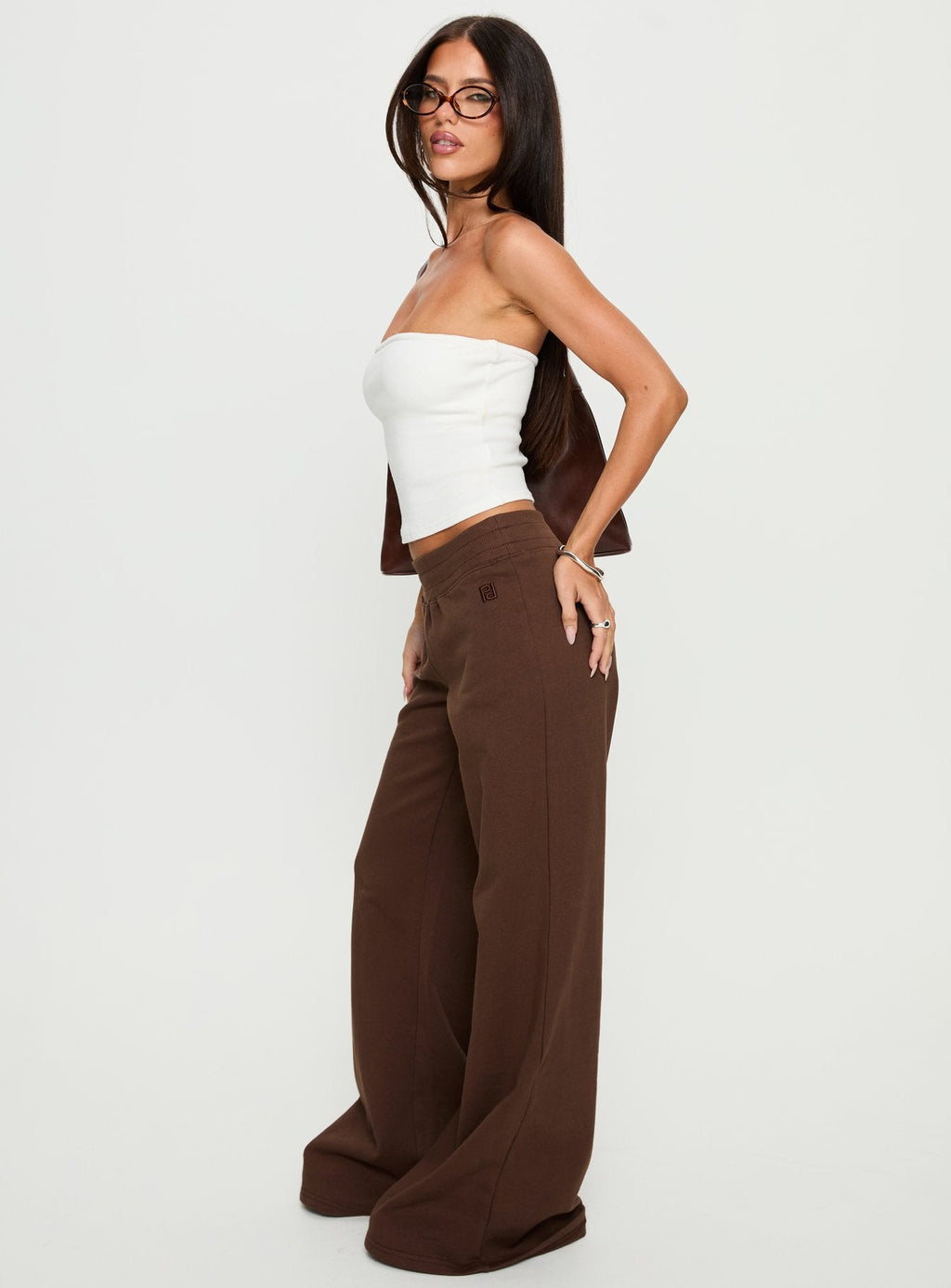 Summits Flared Sweatpants Chocolate
