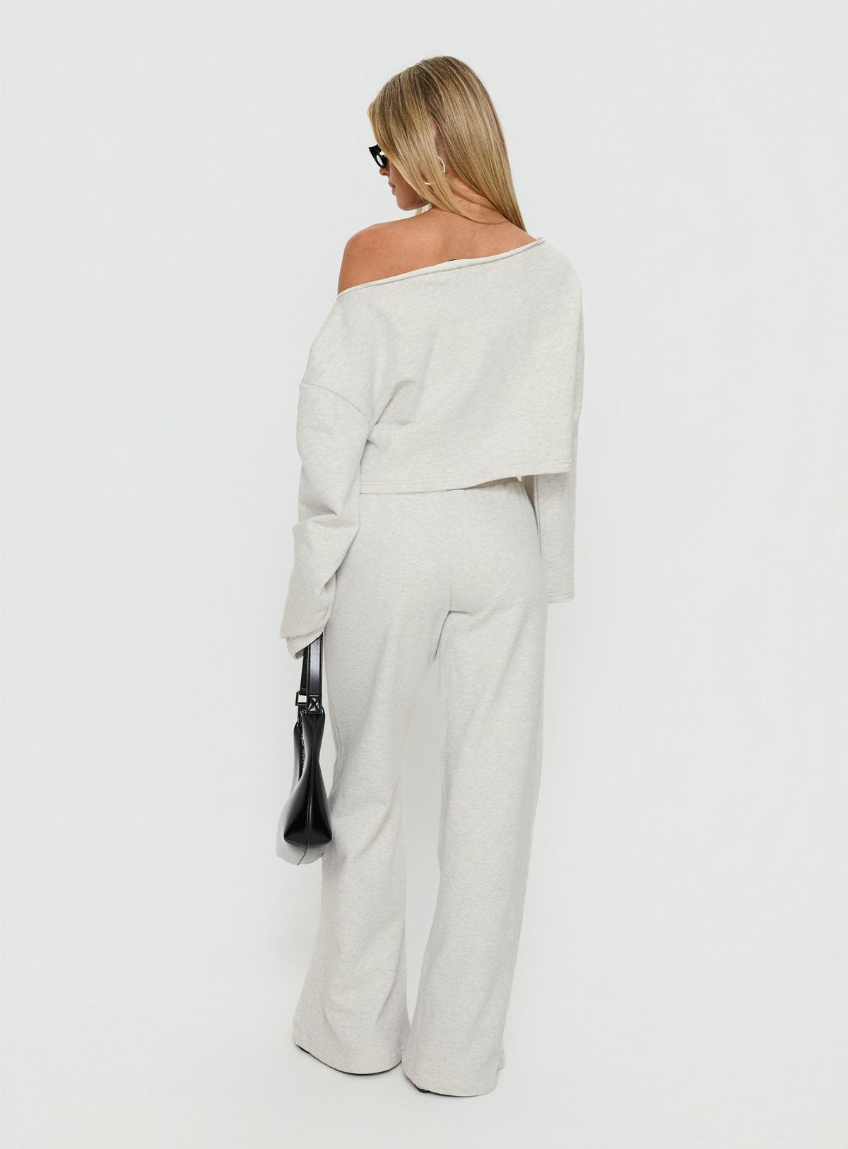 Peaks Flared Sweatpants Snow Marle