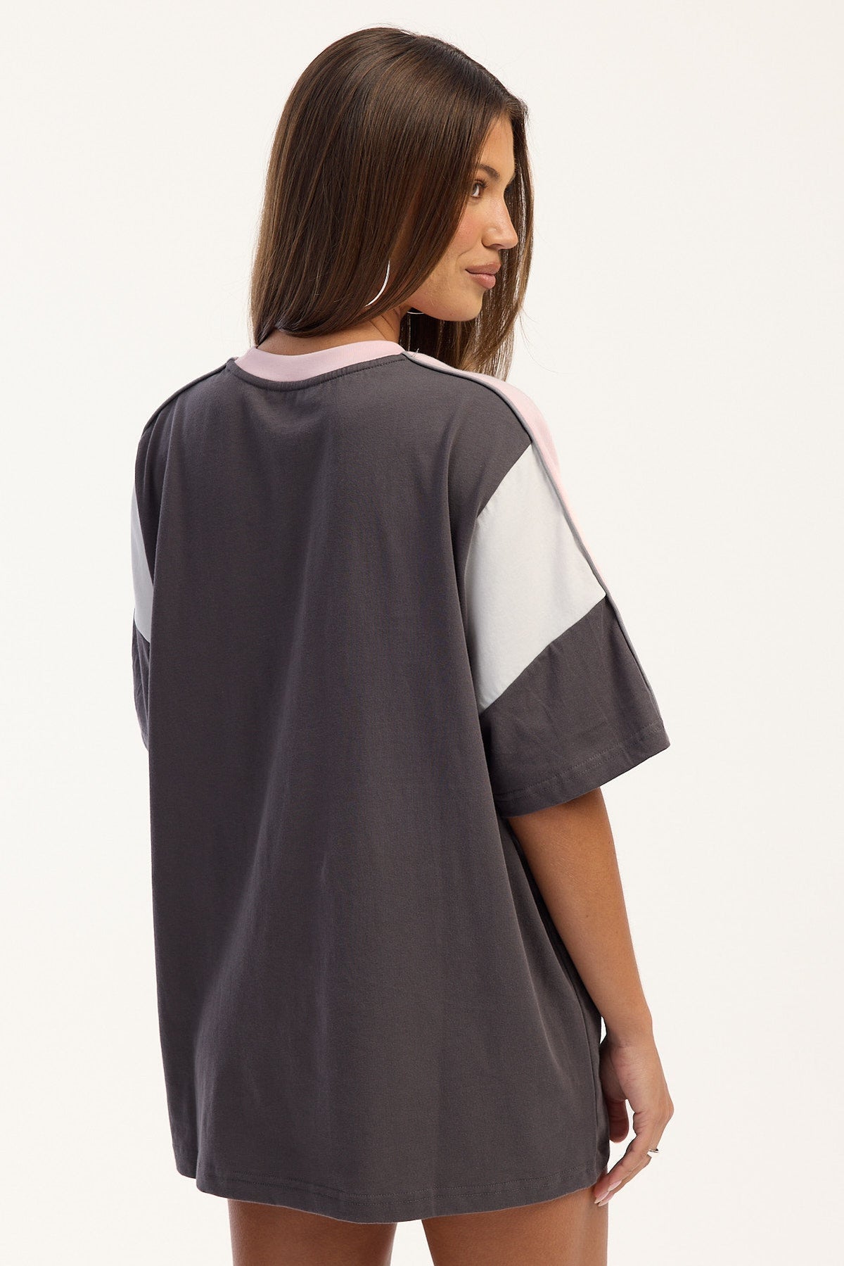 Rusty New Break 220 Oversized Tee Carbon