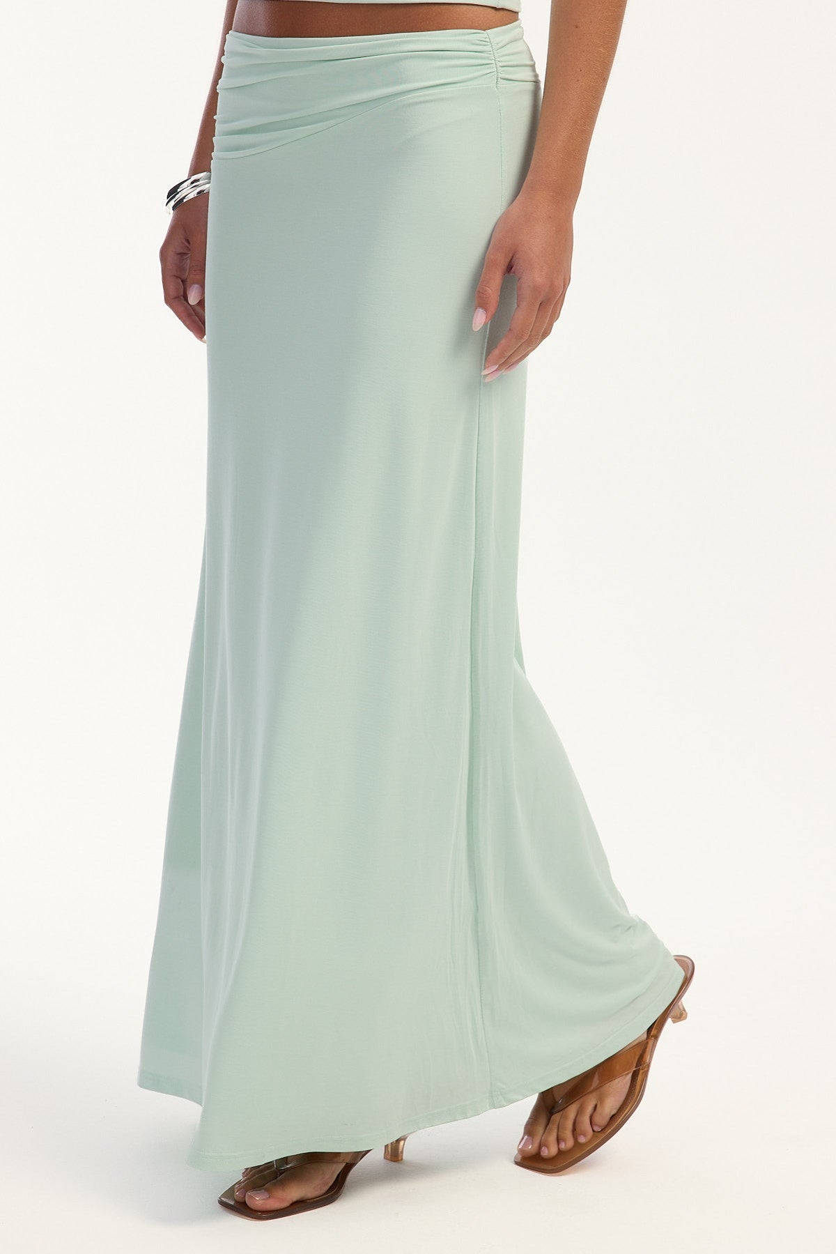 Perfect Stranger Asha Maxi Skirt Mint