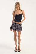 Luck + Trouble Lyra Leopard Mini Skirt Leopard