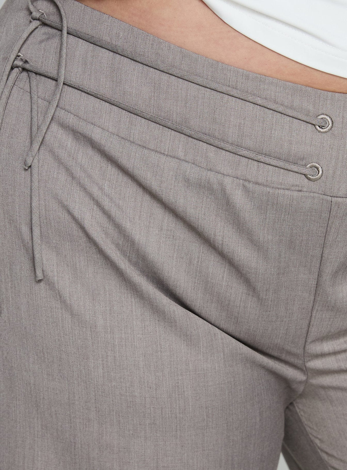 Just Have Fun Wide Leg Pant Grey Curve