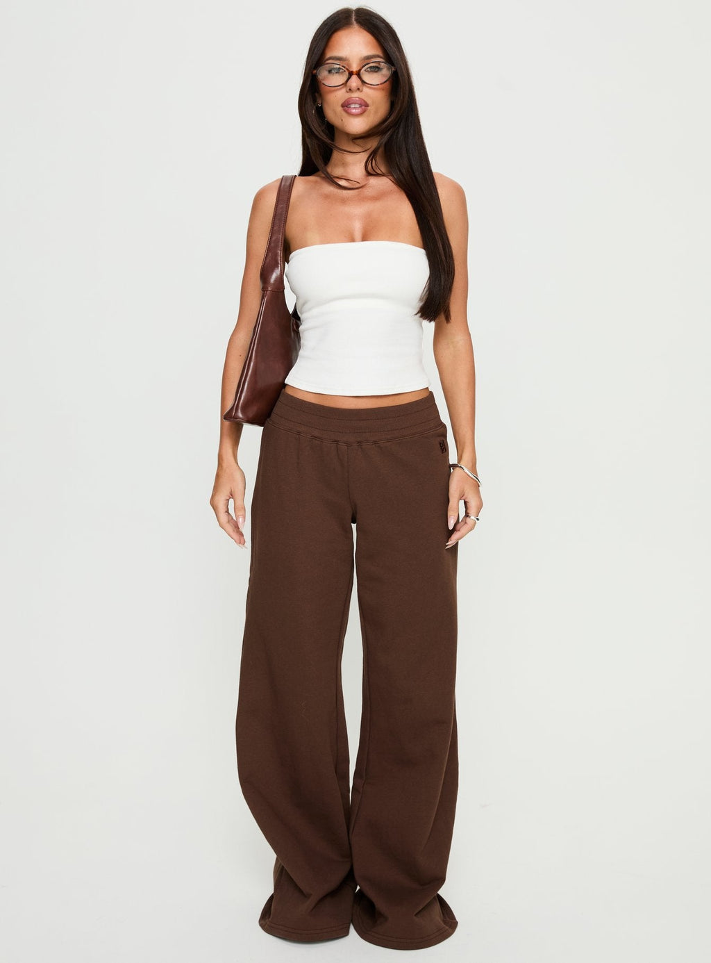 Summits Flared Sweatpants Chocolate